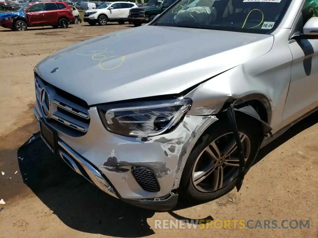 9 Photograph of a damaged car W1N0G8EB2LF763197 MERCEDES-BENZ GLC-CLASS 2020