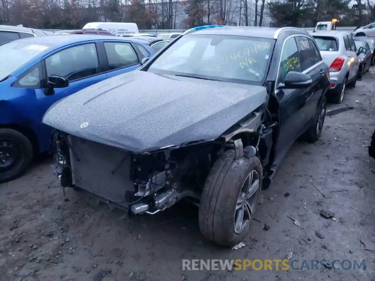 2 Photograph of a damaged car W1N0G8EB2LF809773 MERCEDES-BENZ GLC-CLASS 2020