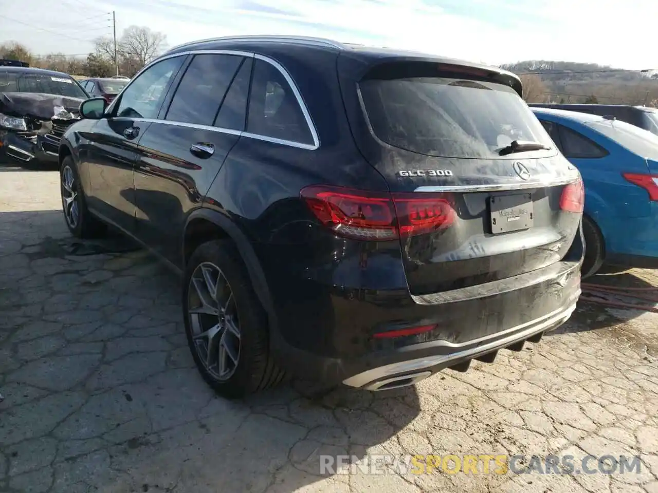 3 Фотография поврежденного автомобиля W1N0G8EB2LF853000 MERCEDES-BENZ GLC-CLASS 2020