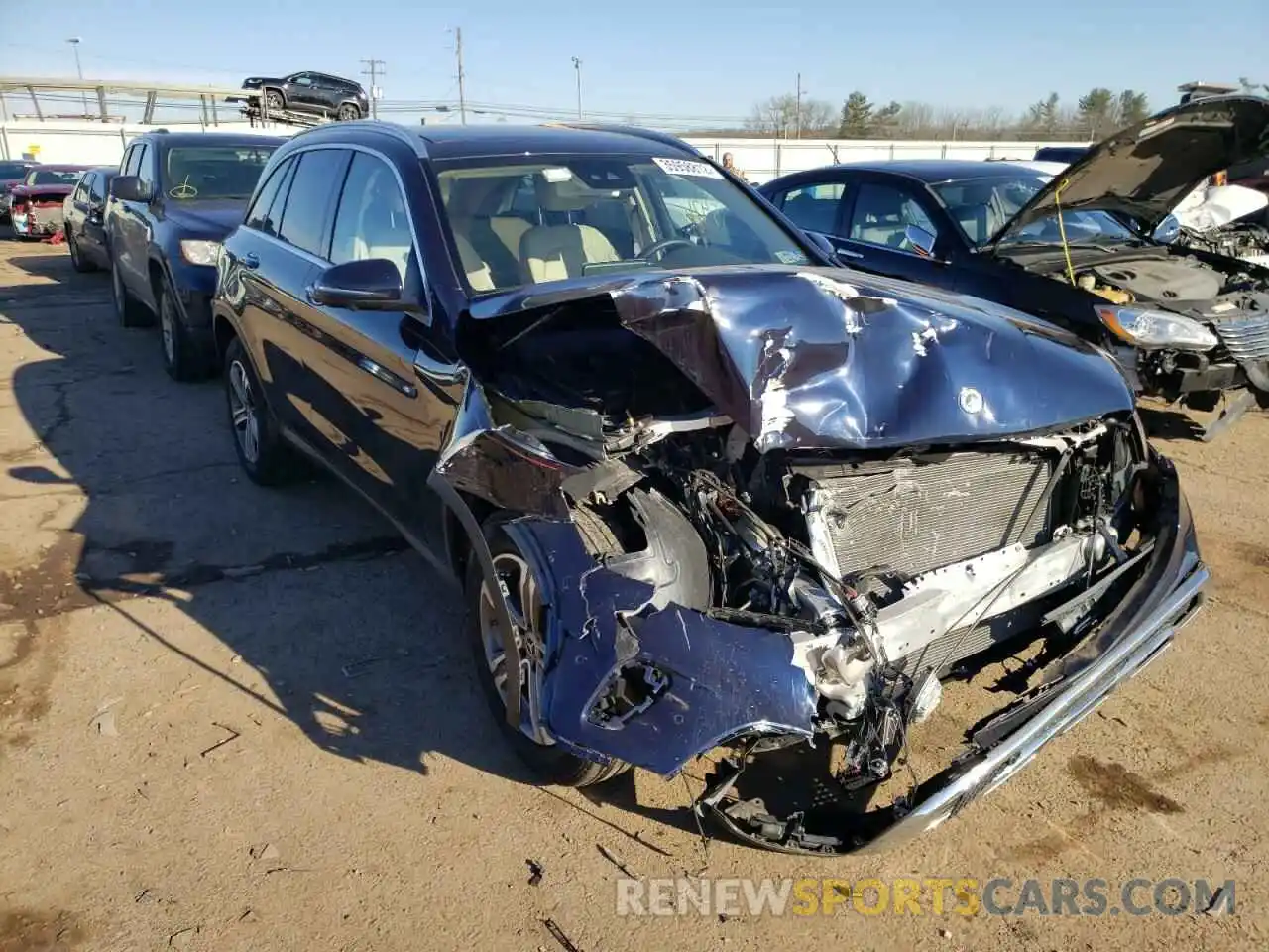 1 Photograph of a damaged car W1N0G8EB3LF773222 MERCEDES-BENZ GLC-CLASS 2020