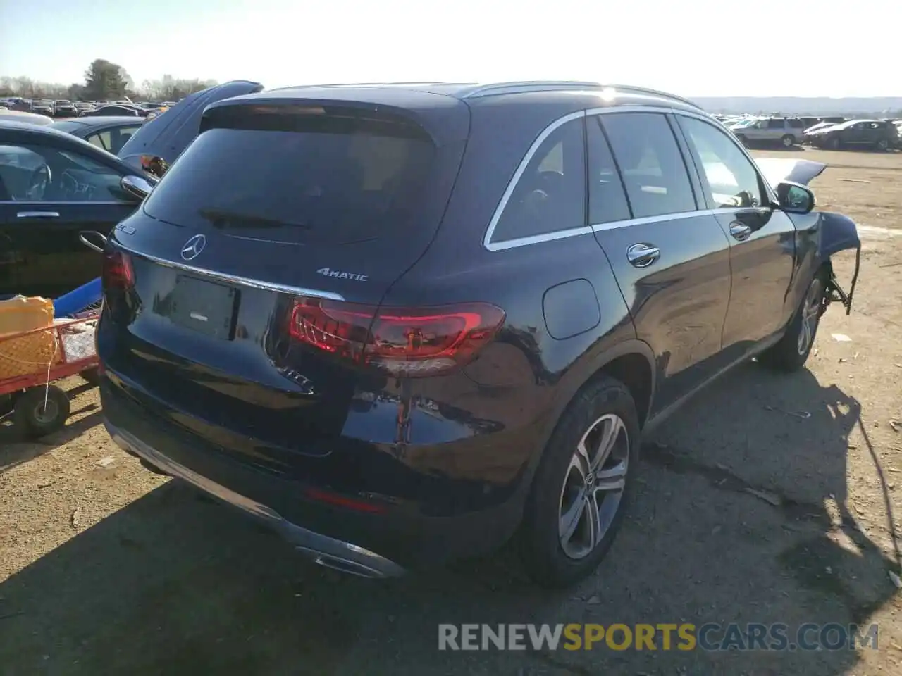 4 Photograph of a damaged car W1N0G8EB3LF773222 MERCEDES-BENZ GLC-CLASS 2020