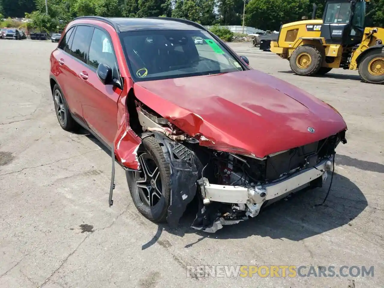 1 Photograph of a damaged car W1N0G8EB3LF804954 MERCEDES-BENZ GLC-CLASS 2020