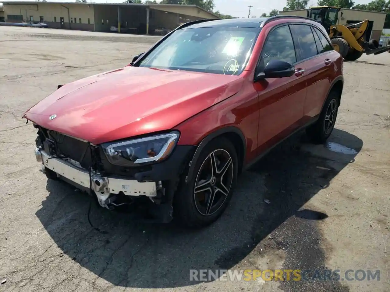 2 Photograph of a damaged car W1N0G8EB3LF804954 MERCEDES-BENZ GLC-CLASS 2020