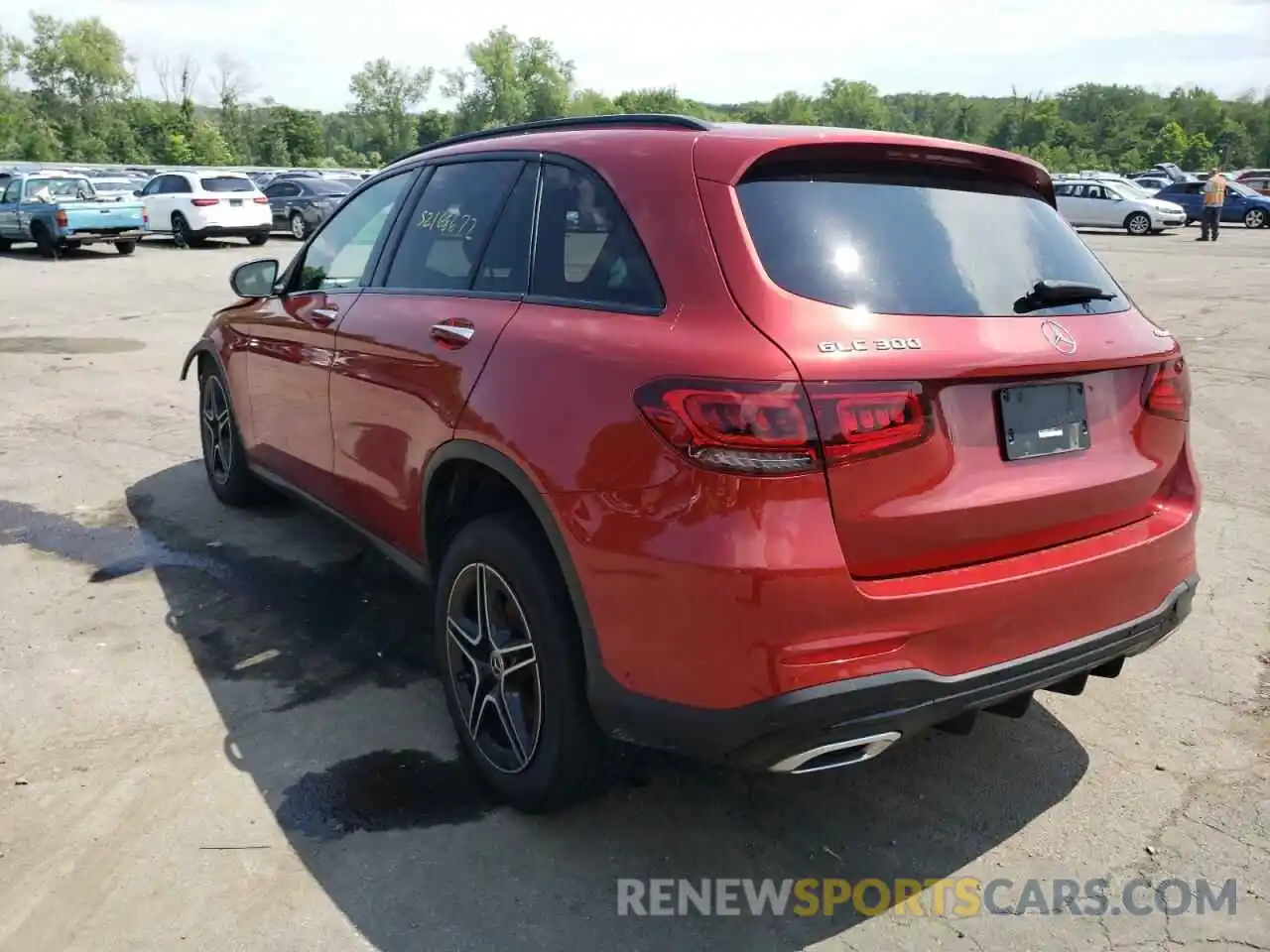 3 Photograph of a damaged car W1N0G8EB3LF804954 MERCEDES-BENZ GLC-CLASS 2020