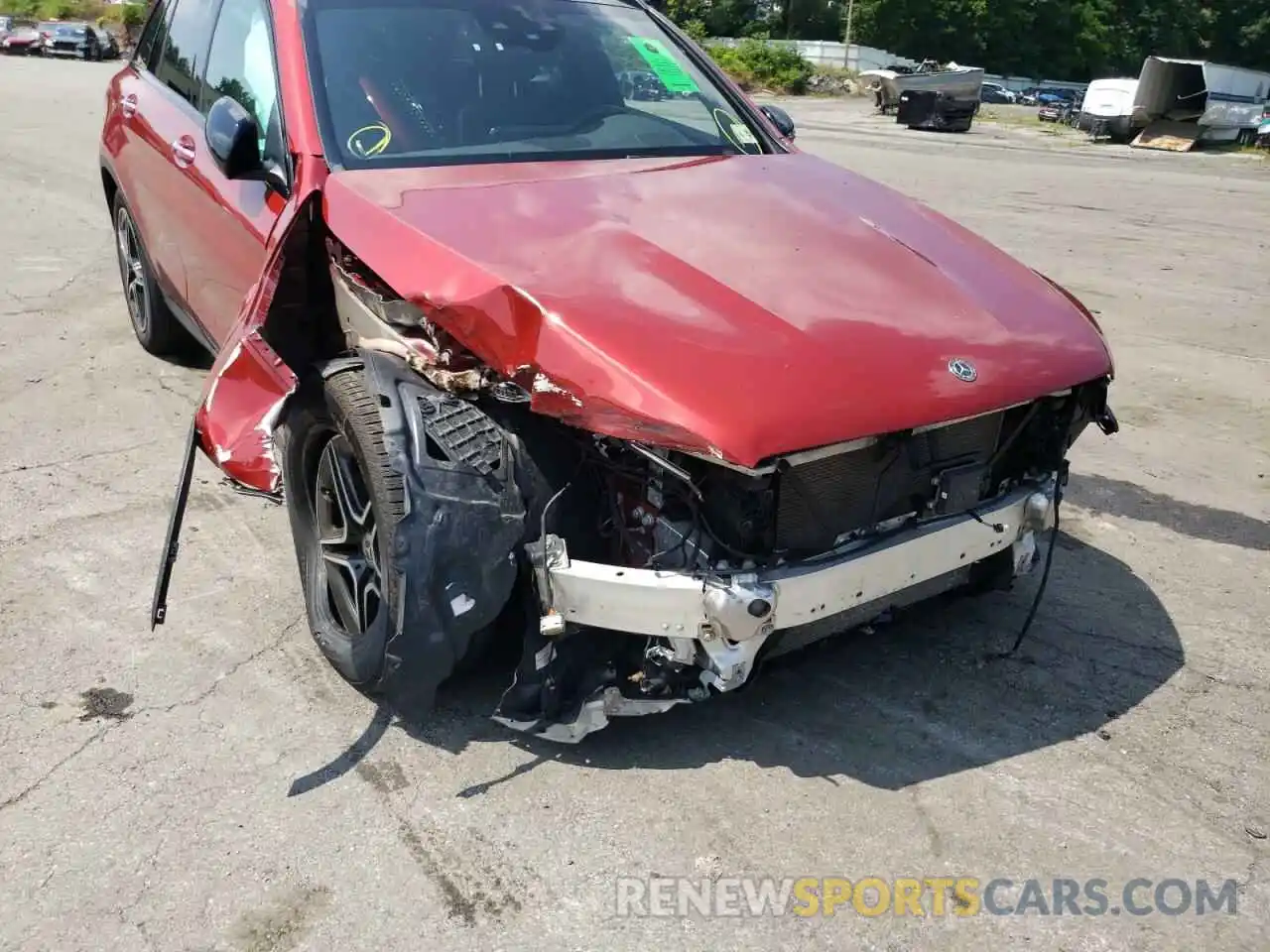 9 Photograph of a damaged car W1N0G8EB3LF804954 MERCEDES-BENZ GLC-CLASS 2020