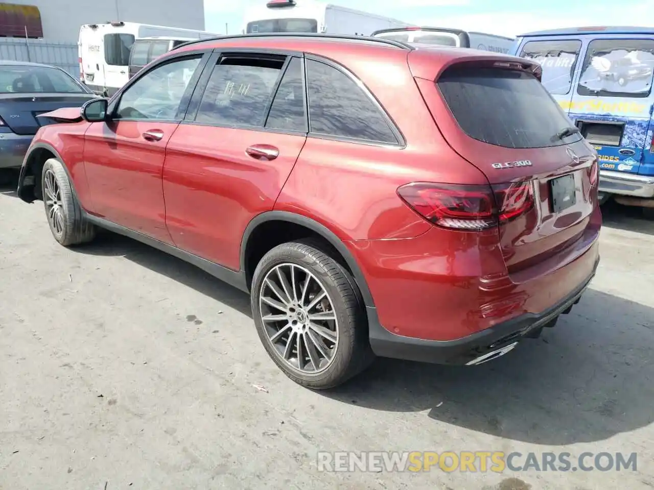 3 Photograph of a damaged car W1N0G8EB4LF830768 MERCEDES-BENZ GLC-CLASS 2020