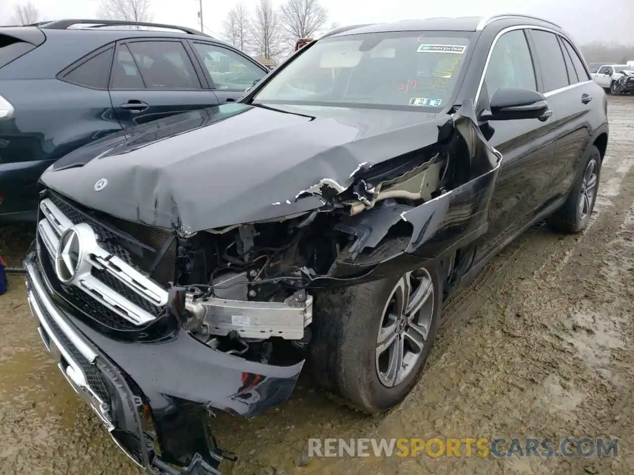 2 Photograph of a damaged car W1N0G8EB5LF763761 MERCEDES-BENZ GLC-CLASS 2020