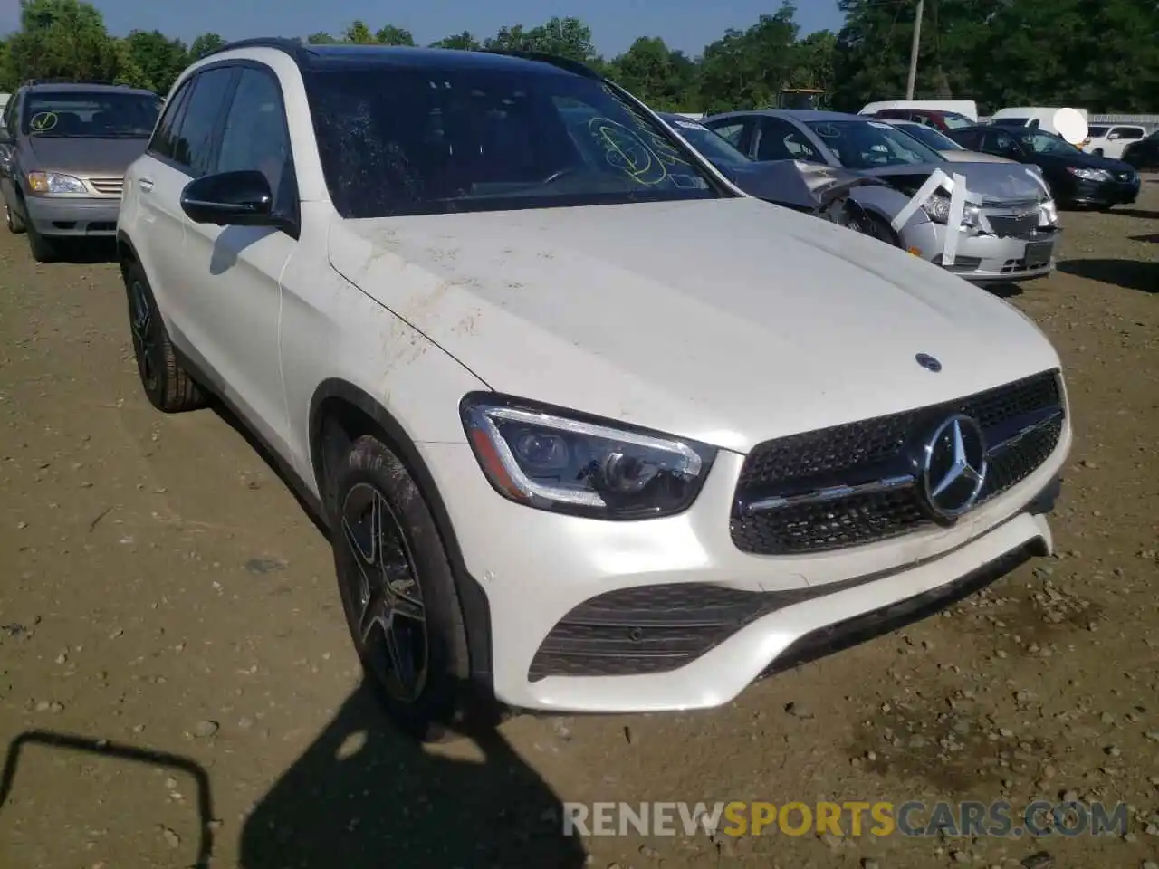 1 Photograph of a damaged car W1N0G8EB5LF770824 MERCEDES-BENZ GLC-CLASS 2020