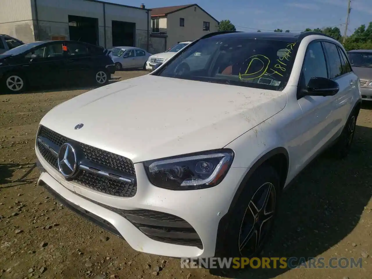 2 Photograph of a damaged car W1N0G8EB5LF770824 MERCEDES-BENZ GLC-CLASS 2020