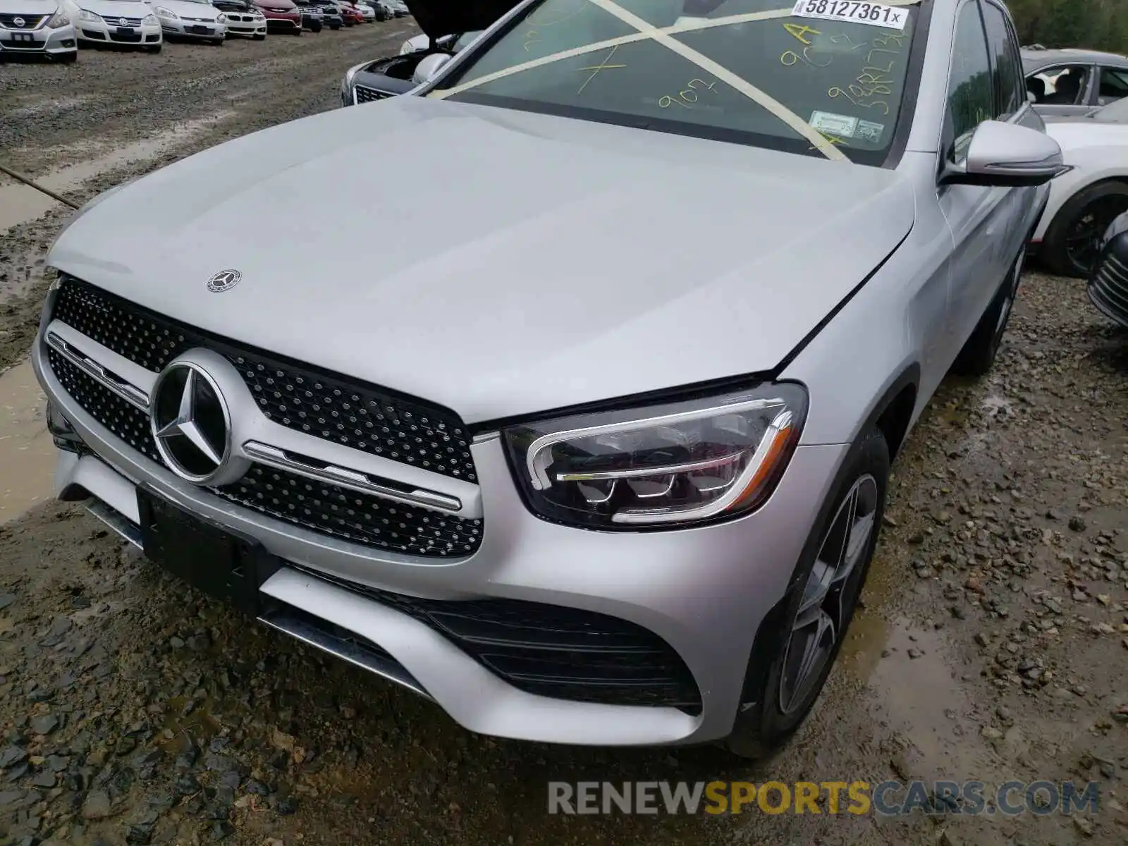 2 Photograph of a damaged car W1N0G8EB5LF813123 MERCEDES-BENZ GLC-CLASS 2020