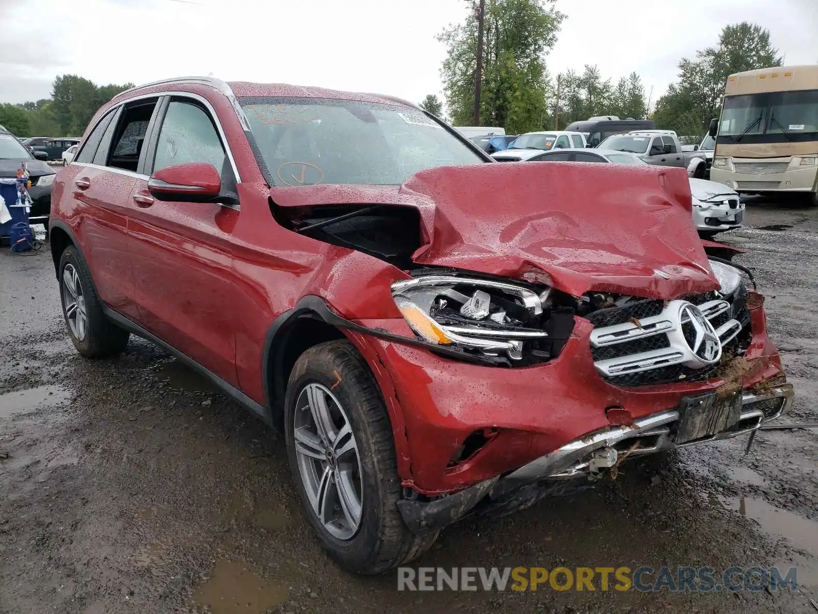 1 Photograph of a damaged car W1N0G8EB5LF863908 MERCEDES-BENZ GLC-CLASS 2020