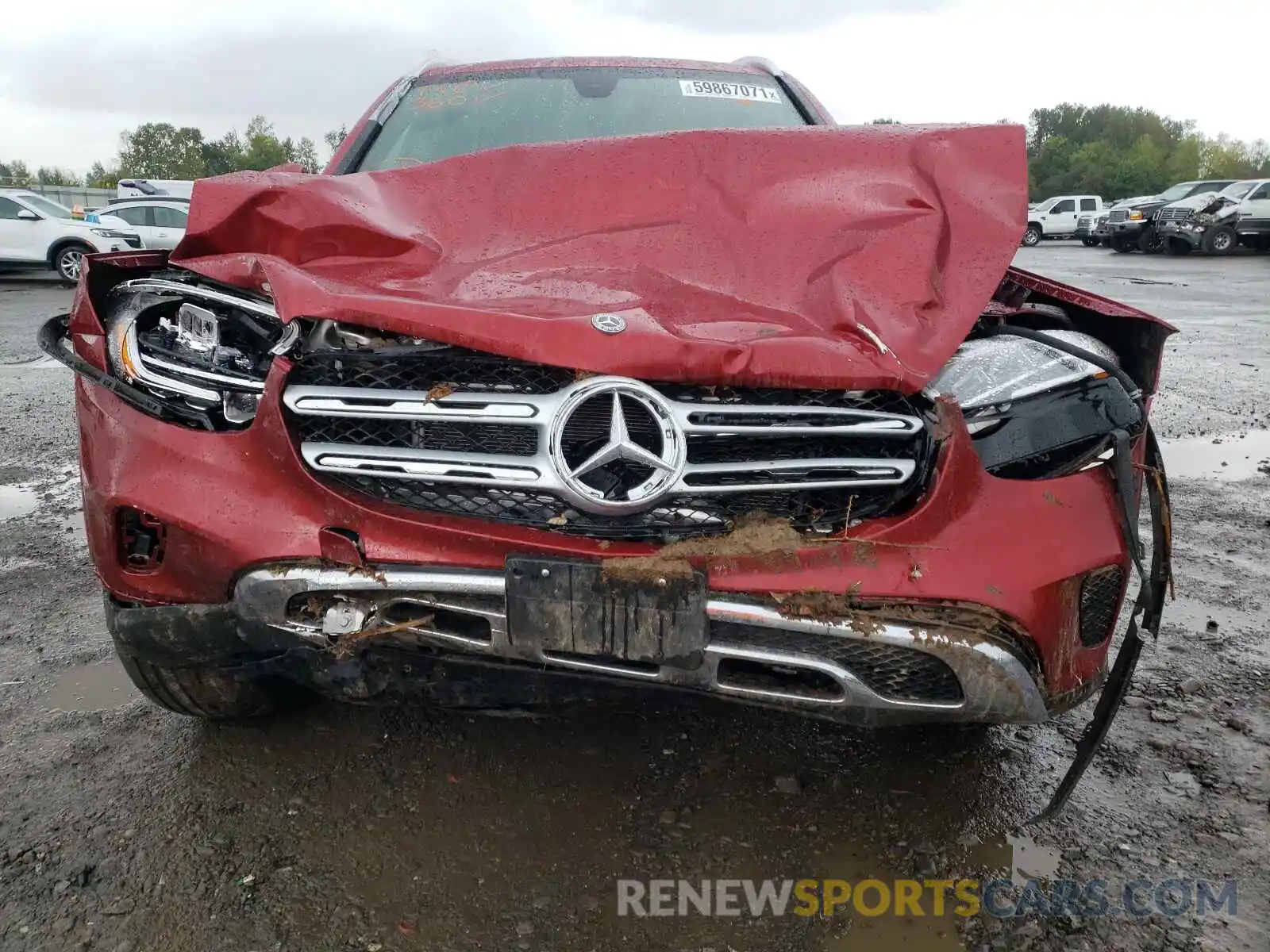 9 Photograph of a damaged car W1N0G8EB5LF863908 MERCEDES-BENZ GLC-CLASS 2020