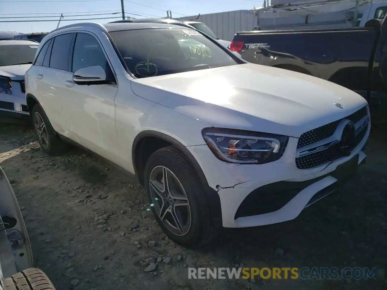 1 Photograph of a damaged car W1N0G8EB6LF760514 MERCEDES-BENZ GLC-CLASS 2020