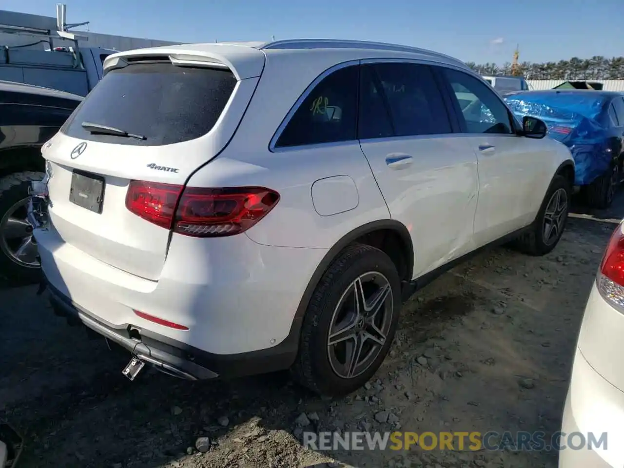 4 Photograph of a damaged car W1N0G8EB6LF760514 MERCEDES-BENZ GLC-CLASS 2020