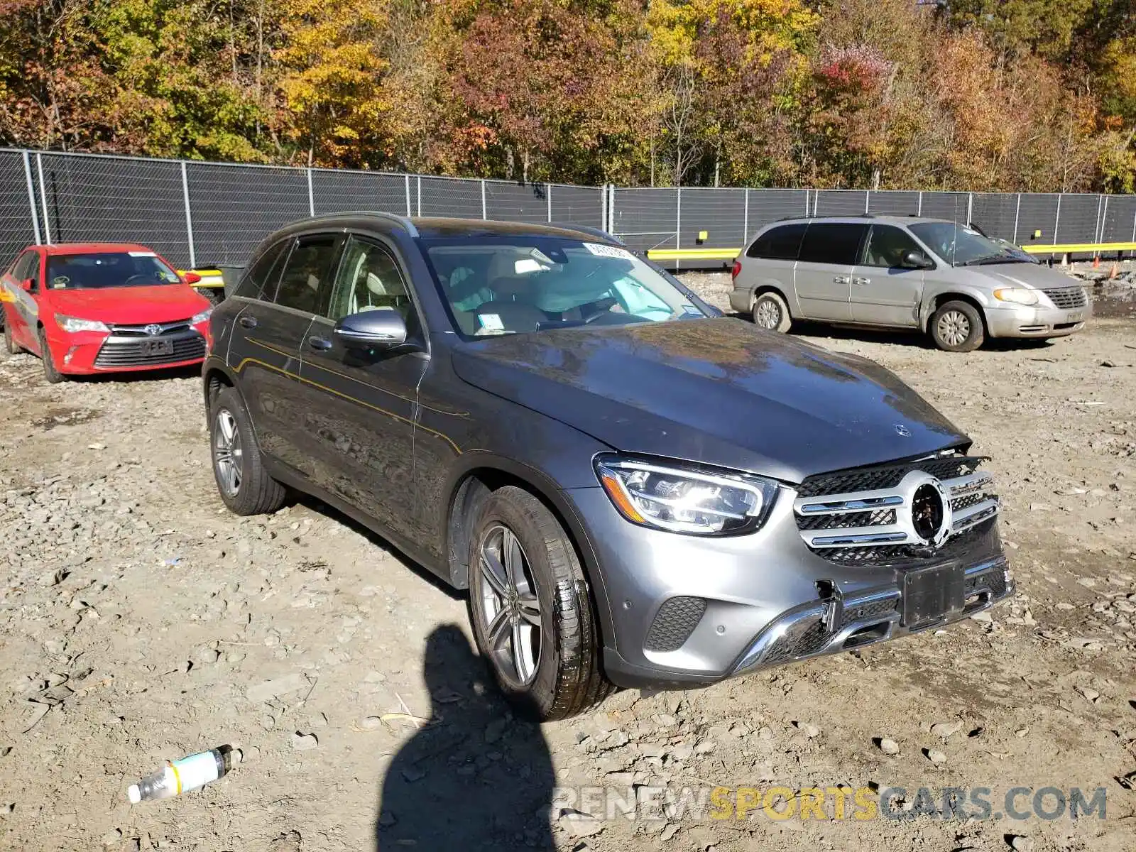 1 Photograph of a damaged car W1N0G8EB6LF794825 MERCEDES-BENZ GLC-CLASS 2020