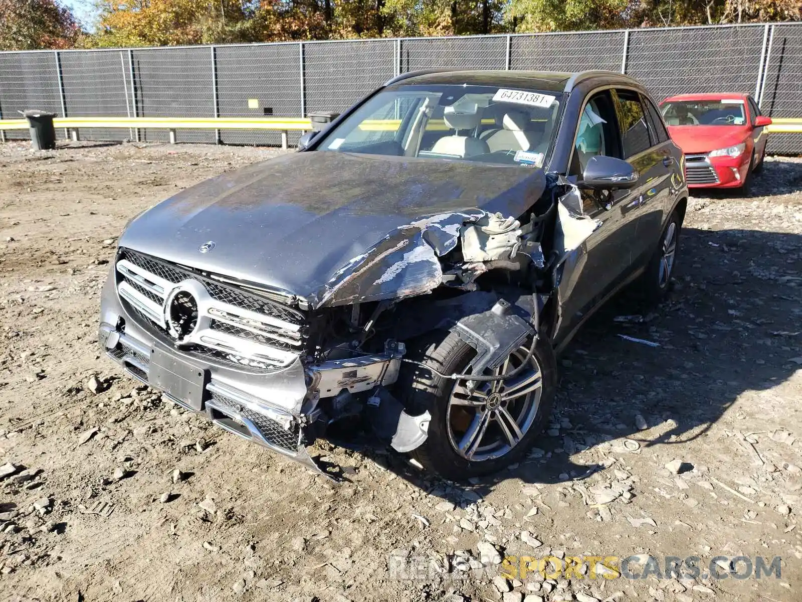 2 Photograph of a damaged car W1N0G8EB6LF794825 MERCEDES-BENZ GLC-CLASS 2020