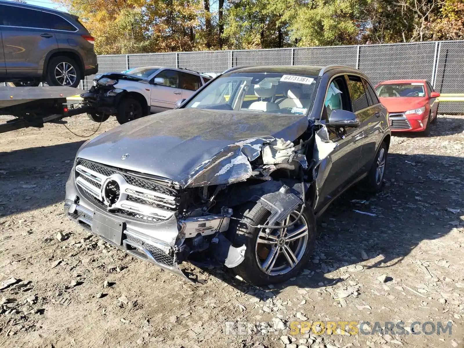 9 Photograph of a damaged car W1N0G8EB6LF794825 MERCEDES-BENZ GLC-CLASS 2020