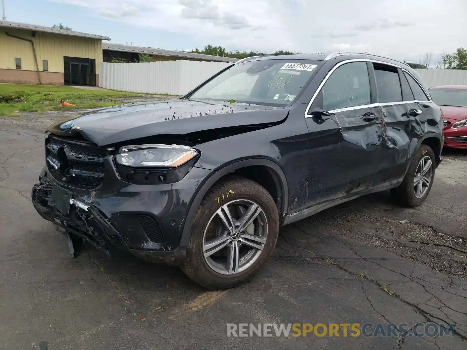 2 Photograph of a damaged car W1N0G8EB6LF797983 MERCEDES-BENZ GLC-CLASS 2020