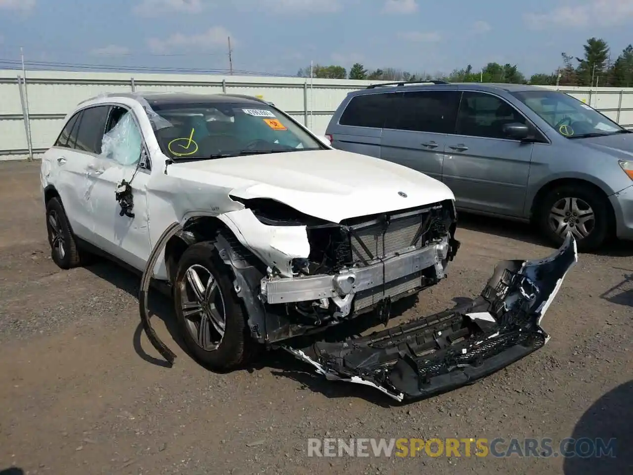 1 Photograph of a damaged car W1N0G8EB6LF864209 MERCEDES-BENZ GLC-CLASS 2020