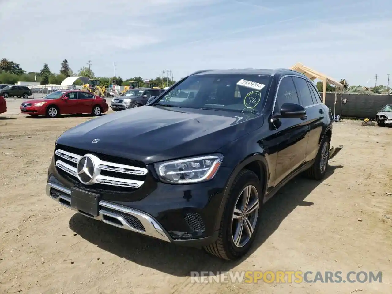 2 Photograph of a damaged car W1N0G8EB7LF763812 MERCEDES-BENZ GLC-CLASS 2020