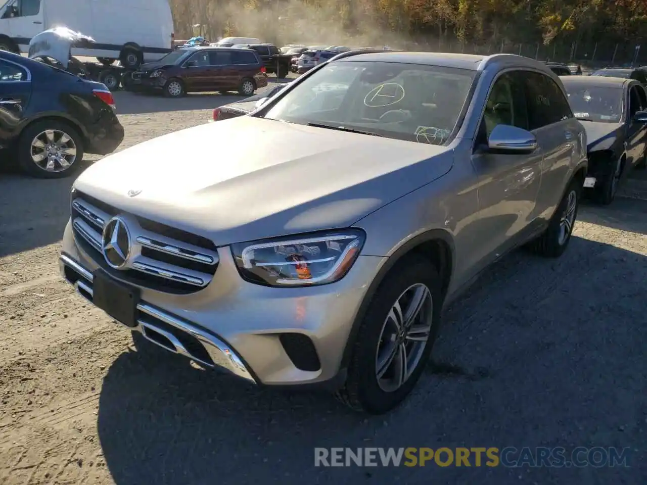 2 Photograph of a damaged car W1N0G8EB7LF827301 MERCEDES-BENZ GLC-CLASS 2020