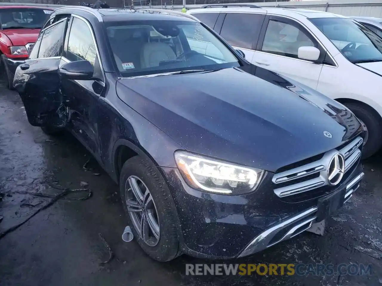 1 Photograph of a damaged car W1N0G8EB7LF855146 MERCEDES-BENZ GLC-CLASS 2020