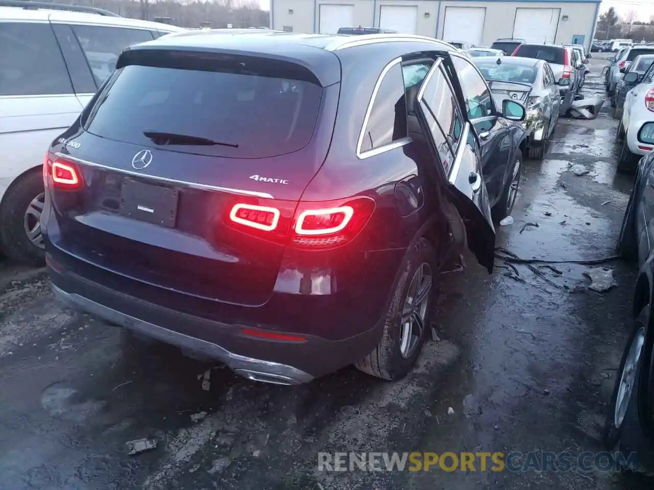 4 Photograph of a damaged car W1N0G8EB7LF855146 MERCEDES-BENZ GLC-CLASS 2020