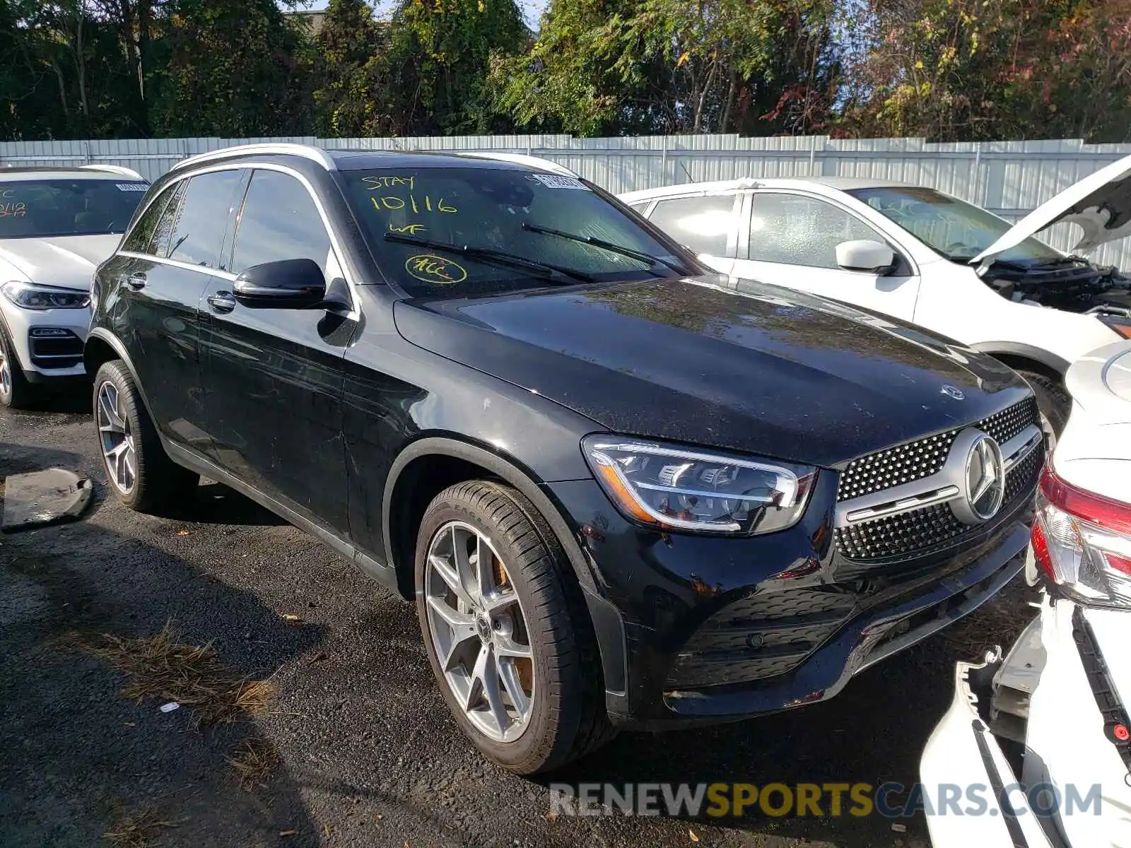 1 Photograph of a damaged car W1N0G8EB8LF765939 MERCEDES-BENZ GLC-CLASS 2020