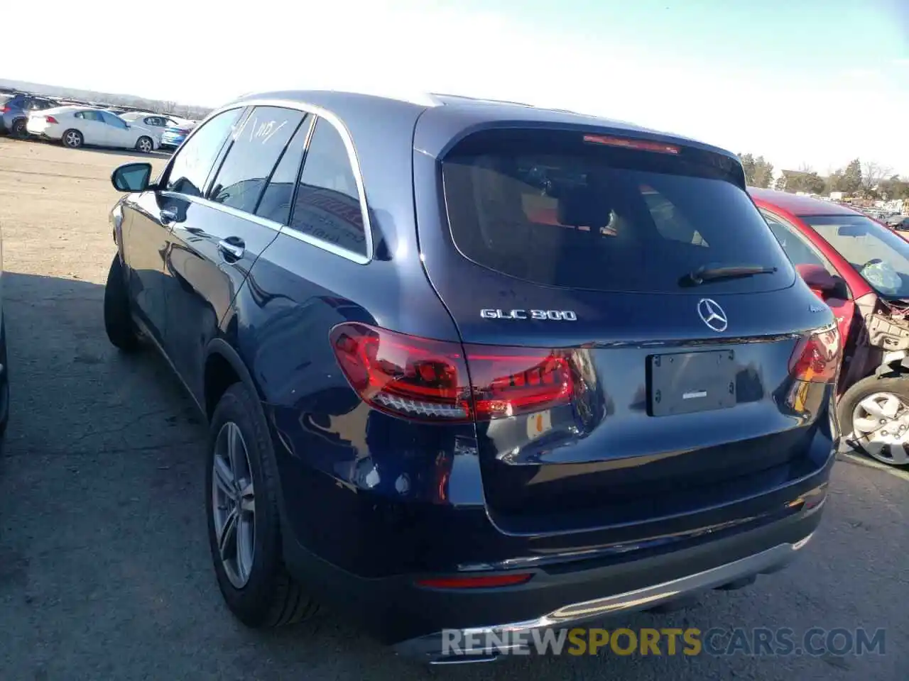 3 Photograph of a damaged car W1N0G8EB8LF804013 MERCEDES-BENZ GLC-CLASS 2020