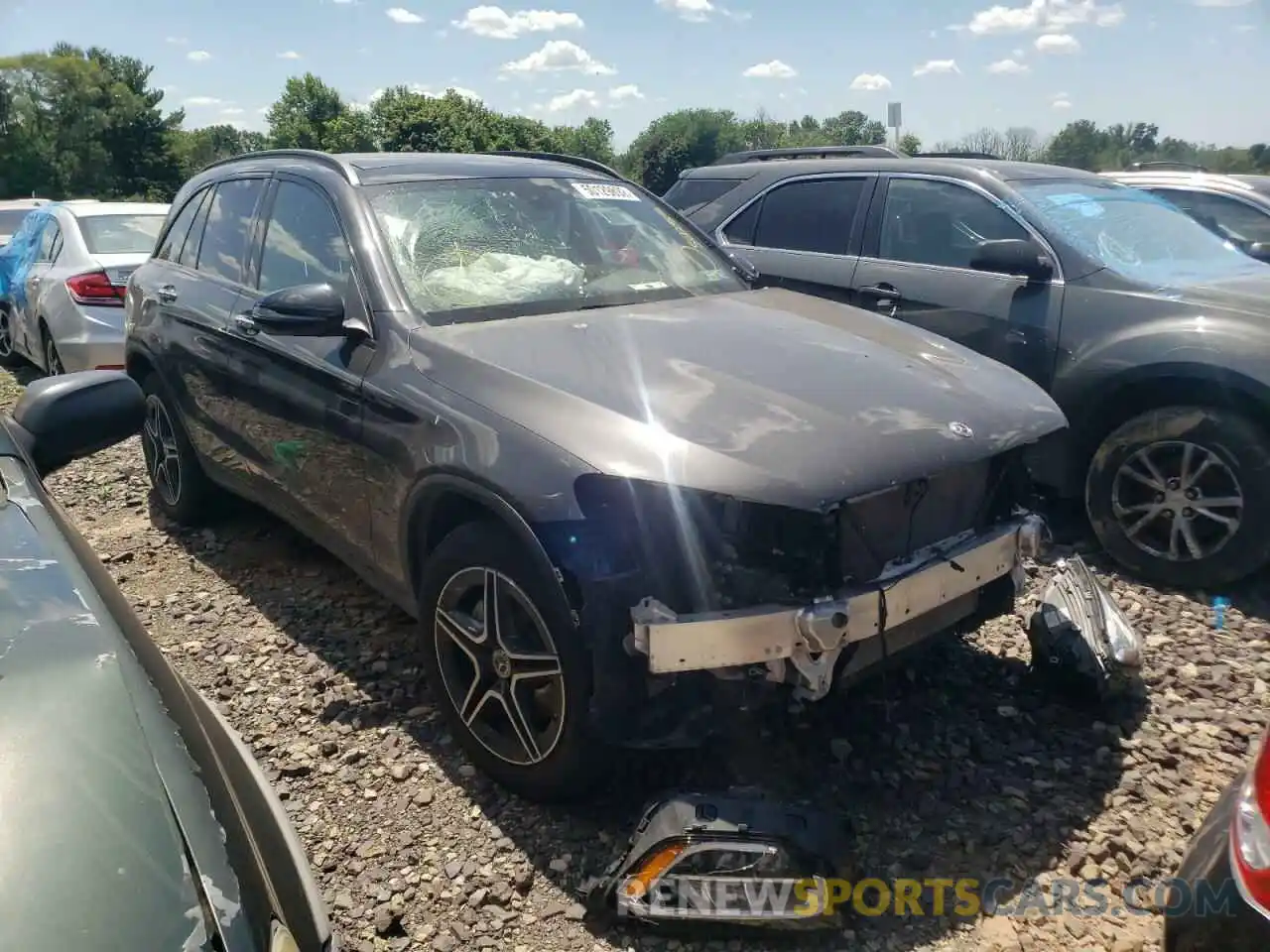 1 Photograph of a damaged car W1N0G8EB8LF856371 MERCEDES-BENZ GLC-CLASS 2020