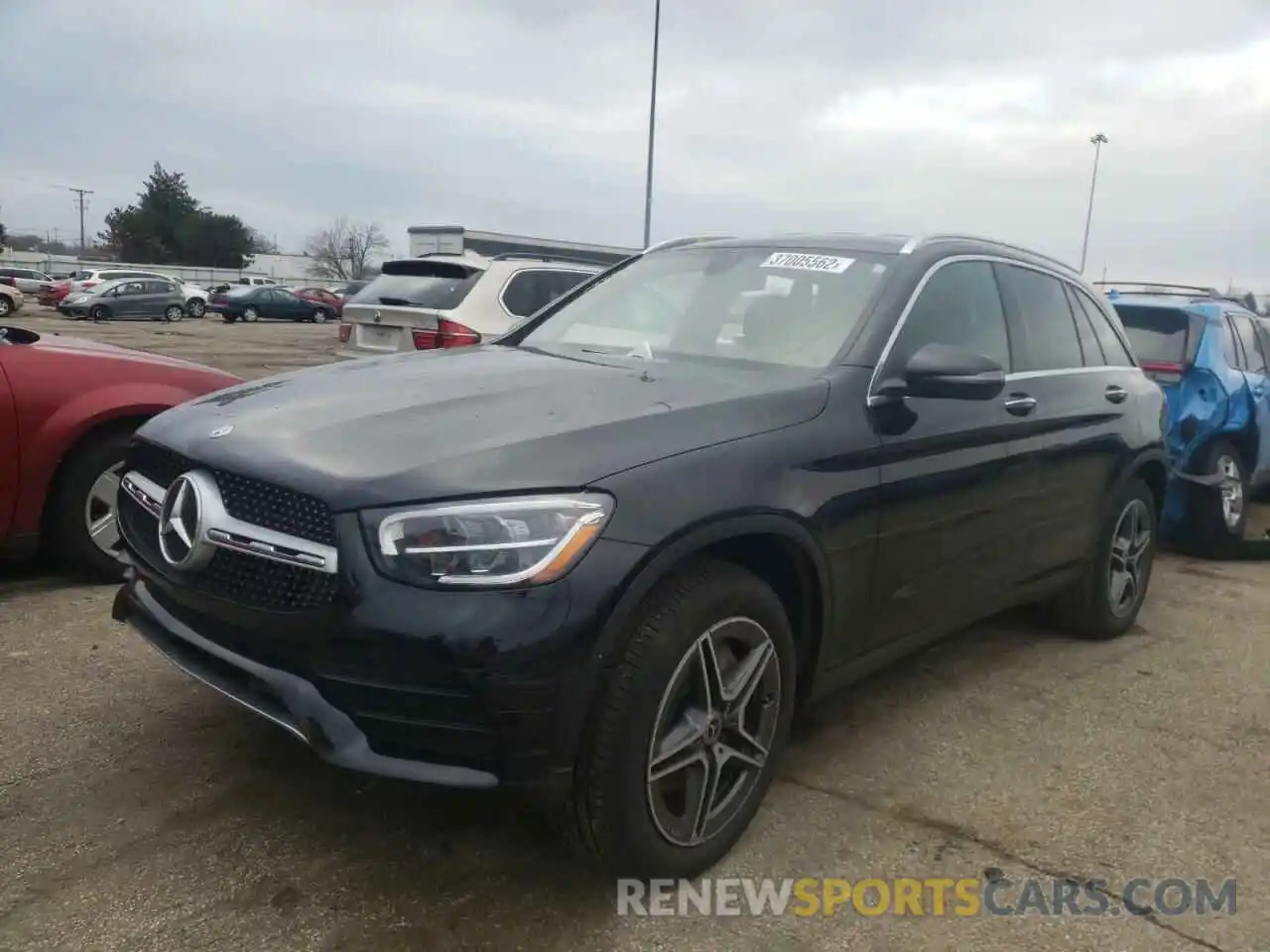 2 Photograph of a damaged car W1N0G8EB8LF864986 MERCEDES-BENZ GLC-CLASS 2020