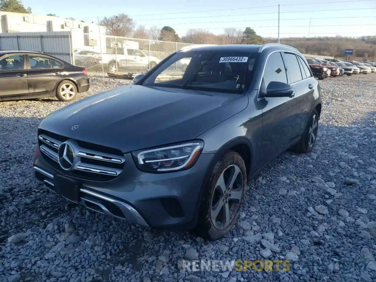 2 Photograph of a damaged car W1N0G8EB9LF762483 MERCEDES-BENZ GLC-CLASS 2020