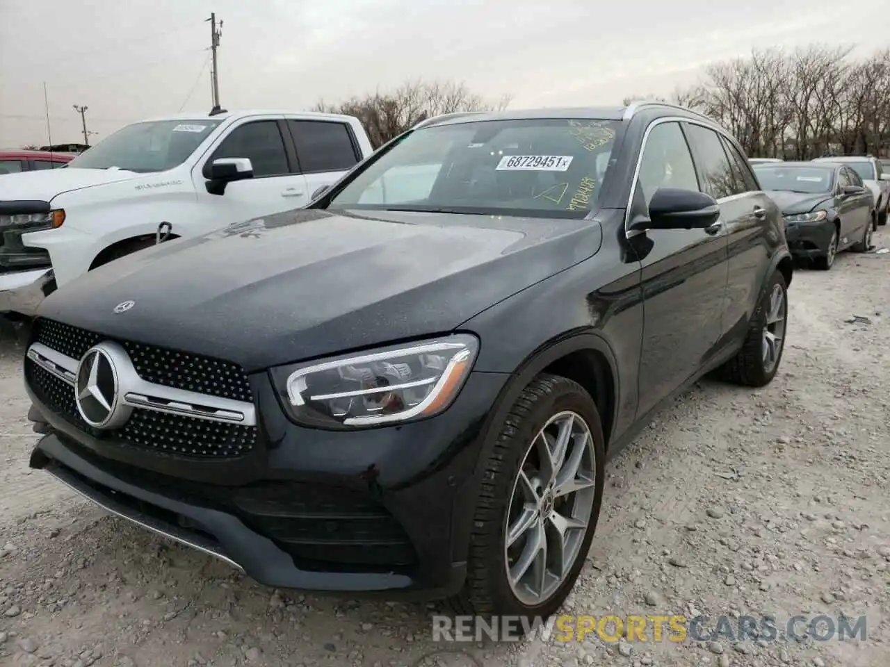 2 Photograph of a damaged car W1N0G8EB9LF772429 MERCEDES-BENZ GLC-CLASS 2020