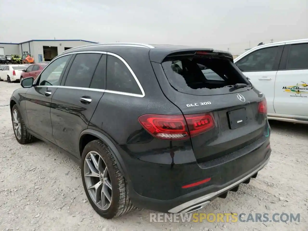 3 Photograph of a damaged car W1N0G8EB9LF772429 MERCEDES-BENZ GLC-CLASS 2020