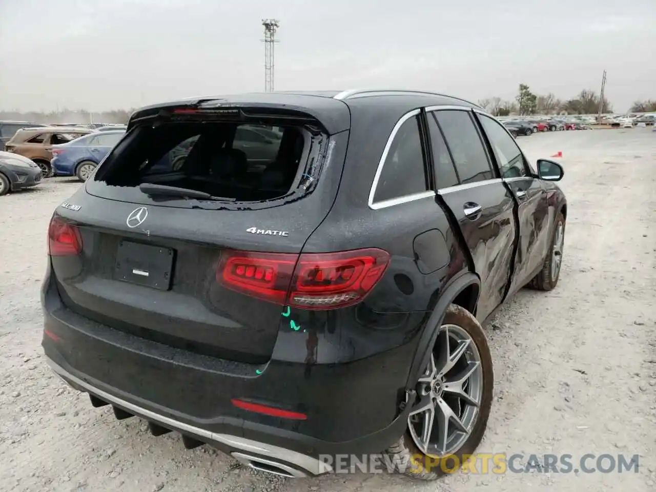 4 Фотография поврежденного автомобиля W1N0G8EB9LF772429 MERCEDES-BENZ GLC-CLASS 2020