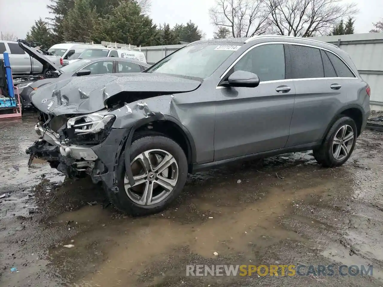 1 Photograph of a damaged car W1N0G8EB9LF836744 MERCEDES-BENZ GLC-CLASS 2020