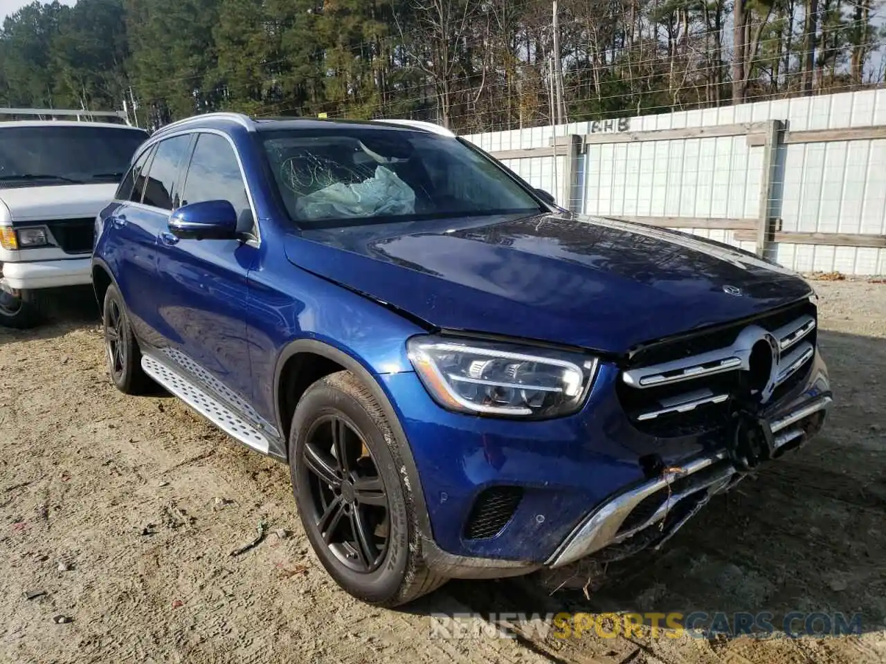 1 Photograph of a damaged car W1N0G8EB9LF852474 MERCEDES-BENZ GLC-CLASS 2020