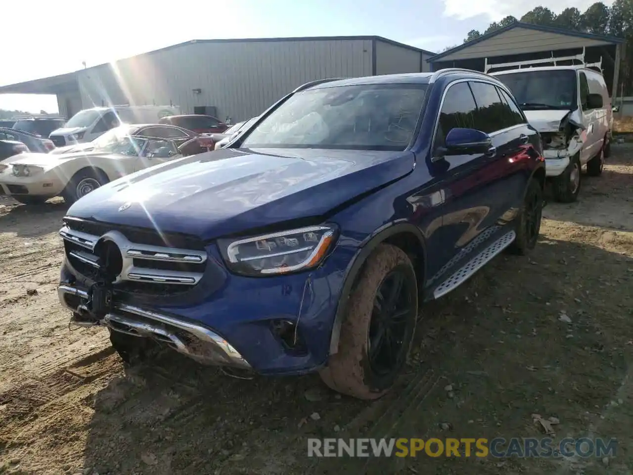 2 Photograph of a damaged car W1N0G8EB9LF852474 MERCEDES-BENZ GLC-CLASS 2020