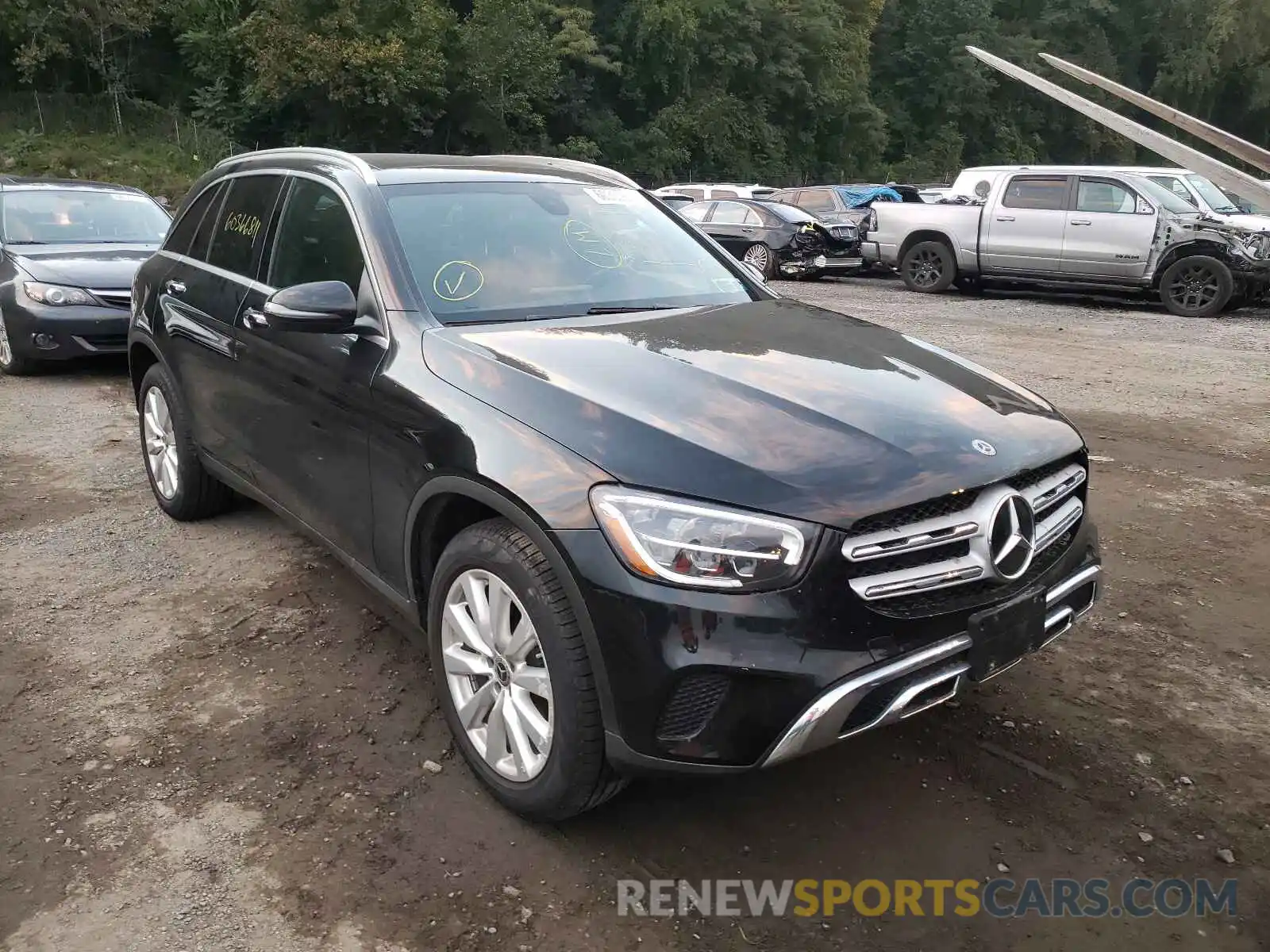 1 Photograph of a damaged car W1N0G8EB9LF864267 MERCEDES-BENZ GLC-CLASS 2020