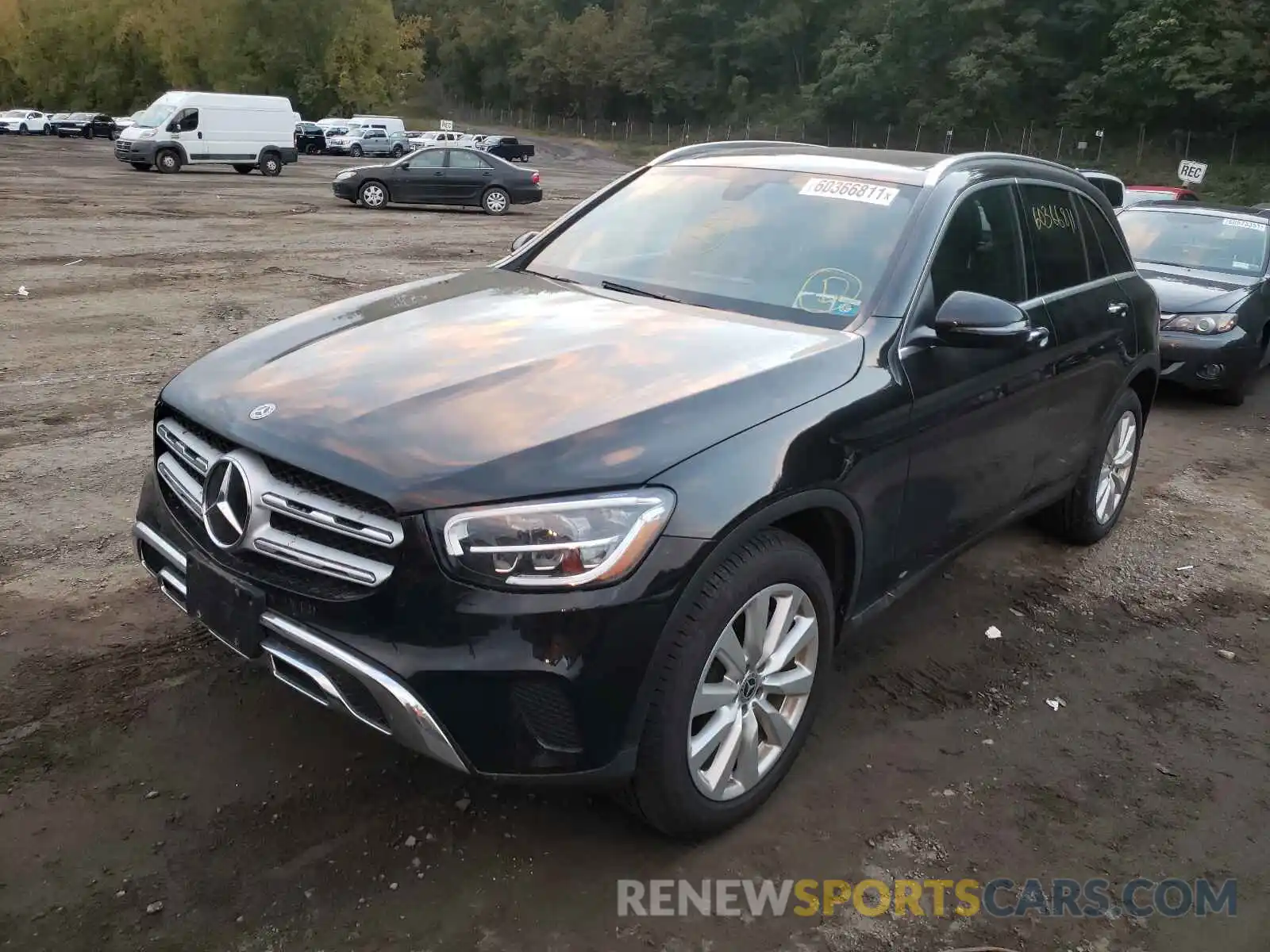 2 Photograph of a damaged car W1N0G8EB9LF864267 MERCEDES-BENZ GLC-CLASS 2020