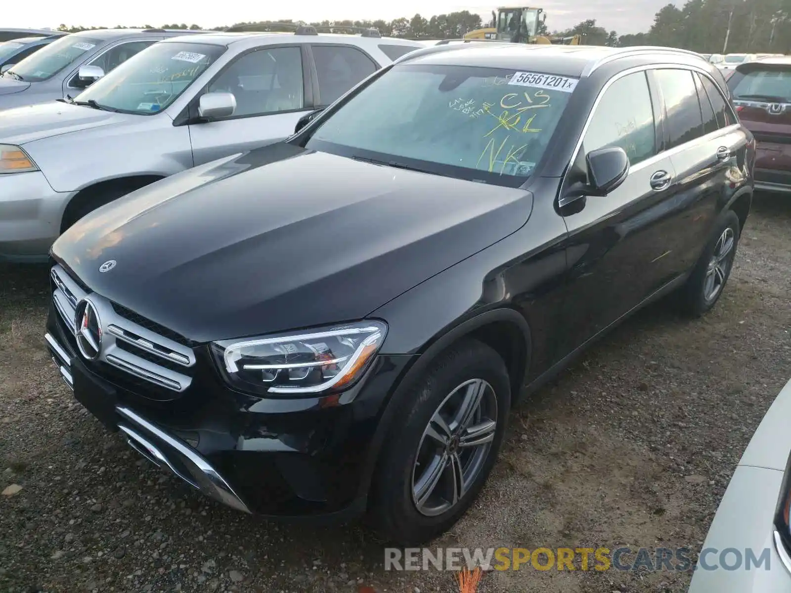 2 Photograph of a damaged car W1N0G8EBXLF825610 MERCEDES-BENZ GLC-CLASS 2020