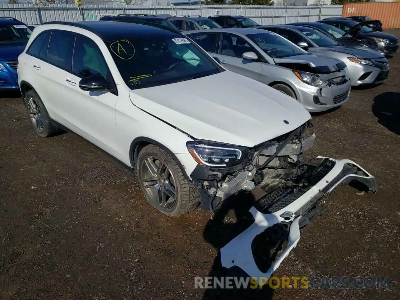 1 Photograph of a damaged car W1N0G8EBXLV233310 MERCEDES-BENZ GLC-CLASS 2020