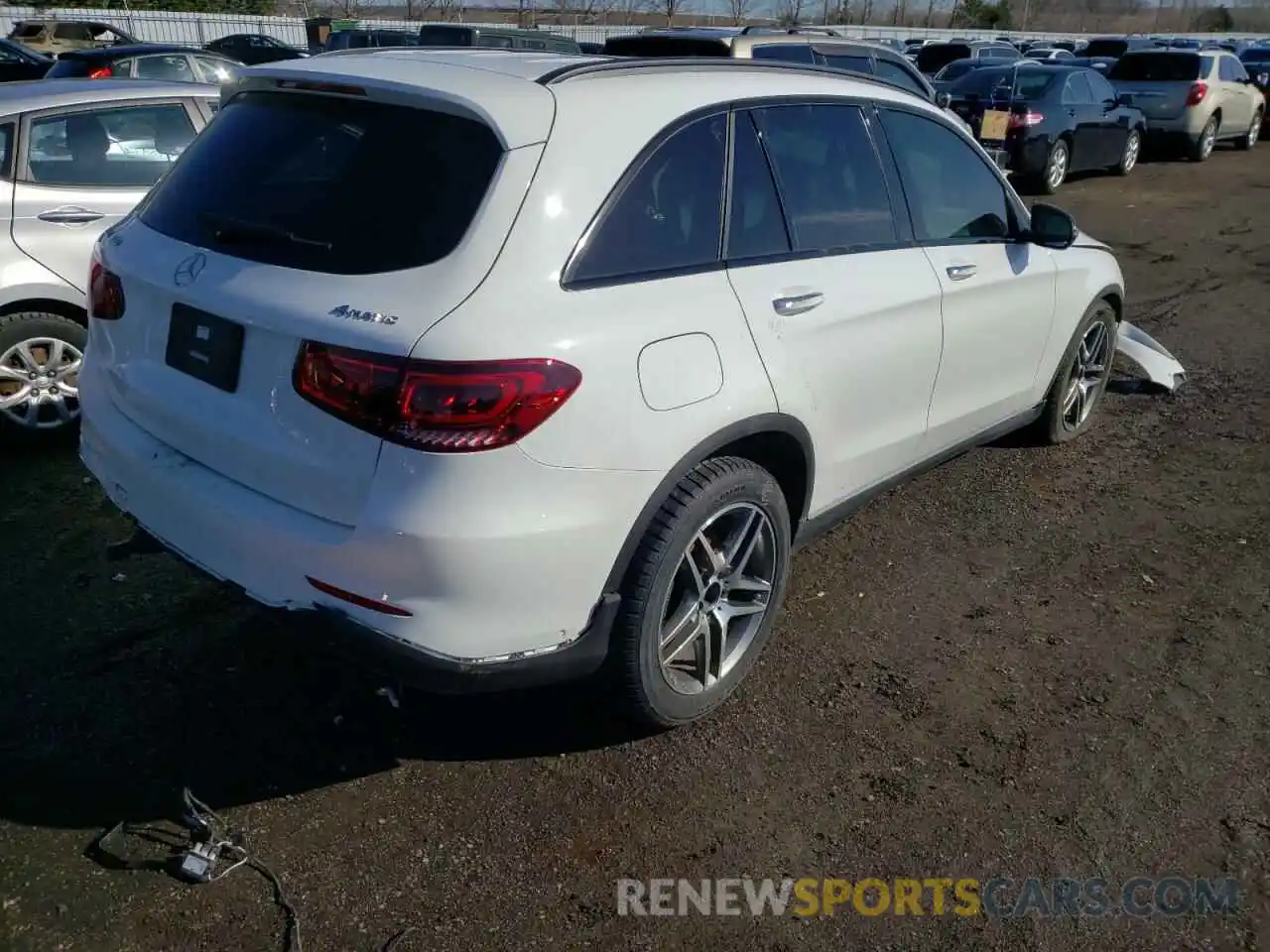 4 Photograph of a damaged car W1N0G8EBXLV233310 MERCEDES-BENZ GLC-CLASS 2020