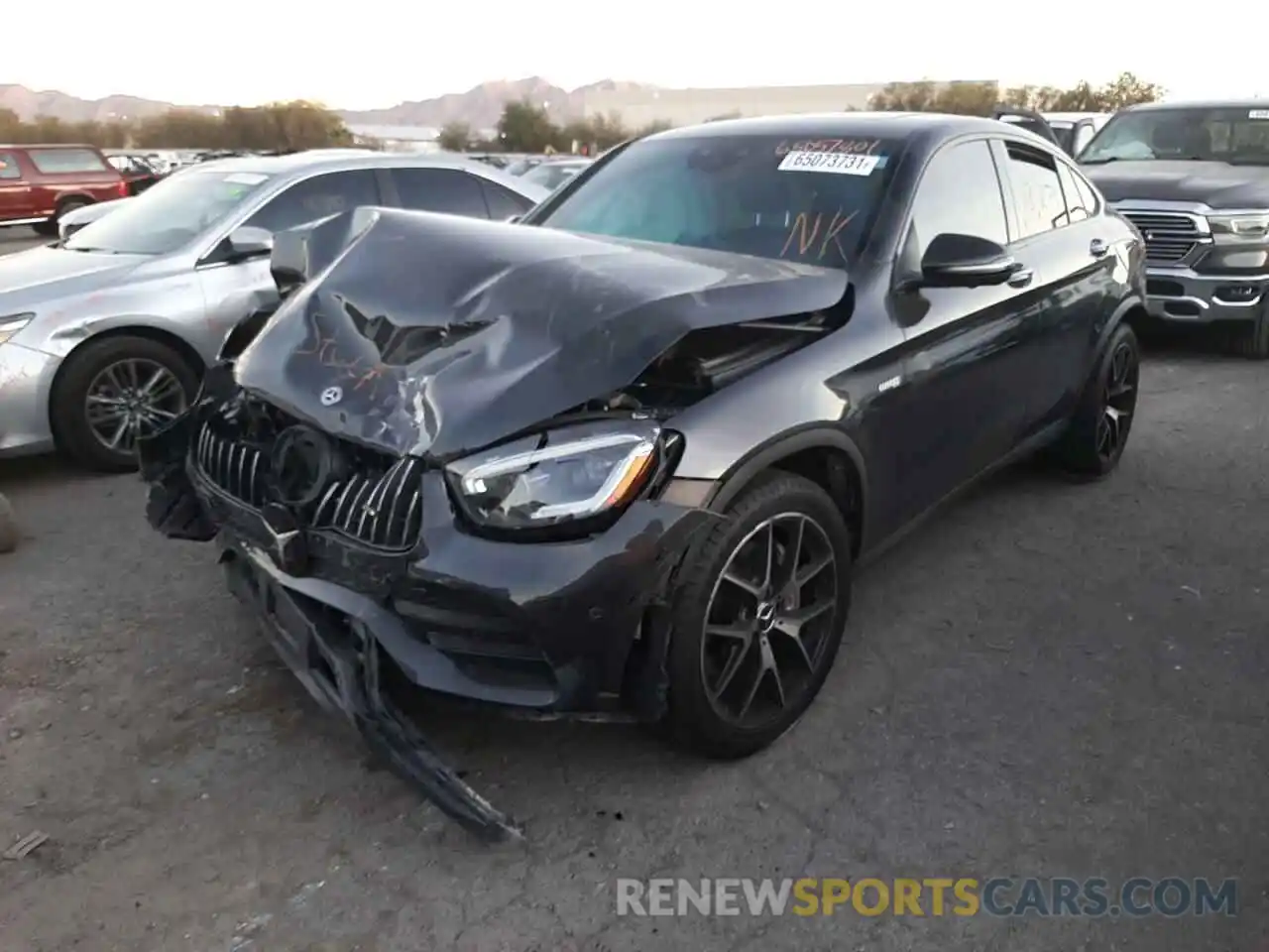 2 Photograph of a damaged car W1N0J6EB3LF792245 MERCEDES-BENZ GLC-CLASS 2020