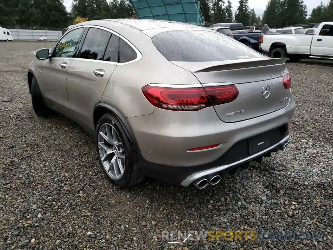 3 Фотография поврежденного автомобиля W1N0J6EB5LF842224 MERCEDES-BENZ GLC-CLASS 2020