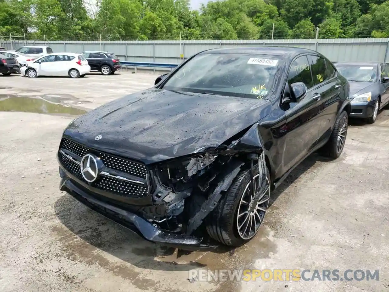 2 Photograph of a damaged car W1N0J8EB2LF848672 MERCEDES-BENZ GLC-CLASS 2020