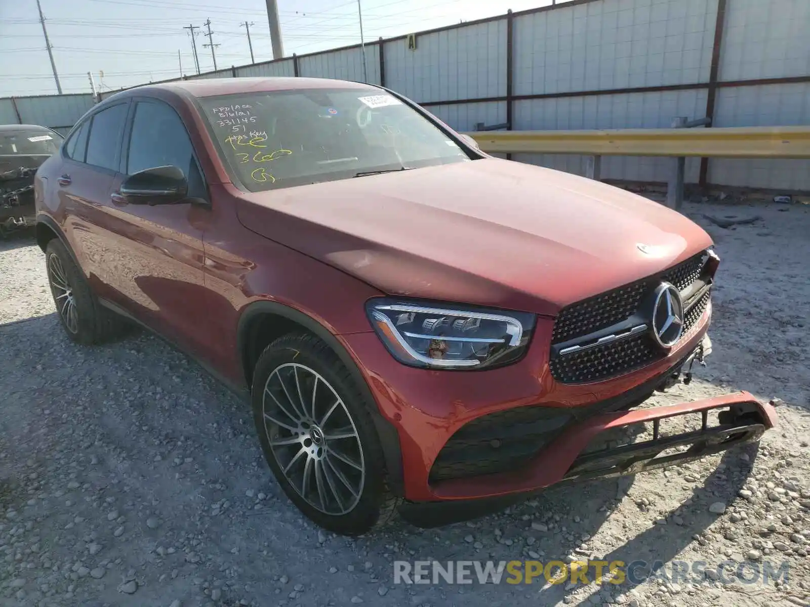 1 Photograph of a damaged car W1N0J8EB2LF864242 MERCEDES-BENZ GLC-CLASS 2020