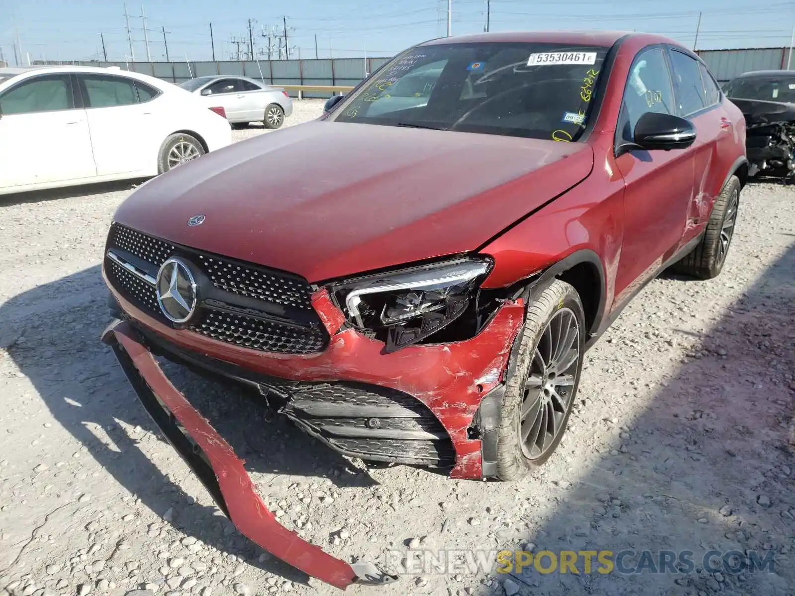 2 Photograph of a damaged car W1N0J8EB2LF864242 MERCEDES-BENZ GLC-CLASS 2020