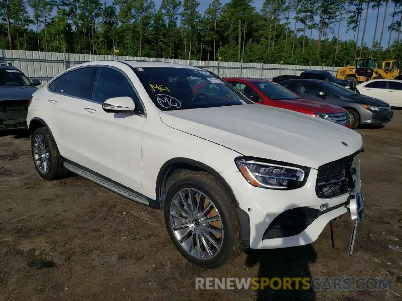 1 Photograph of a damaged car W1N0J8EB4LF824664 MERCEDES-BENZ GLC-CLASS 2020