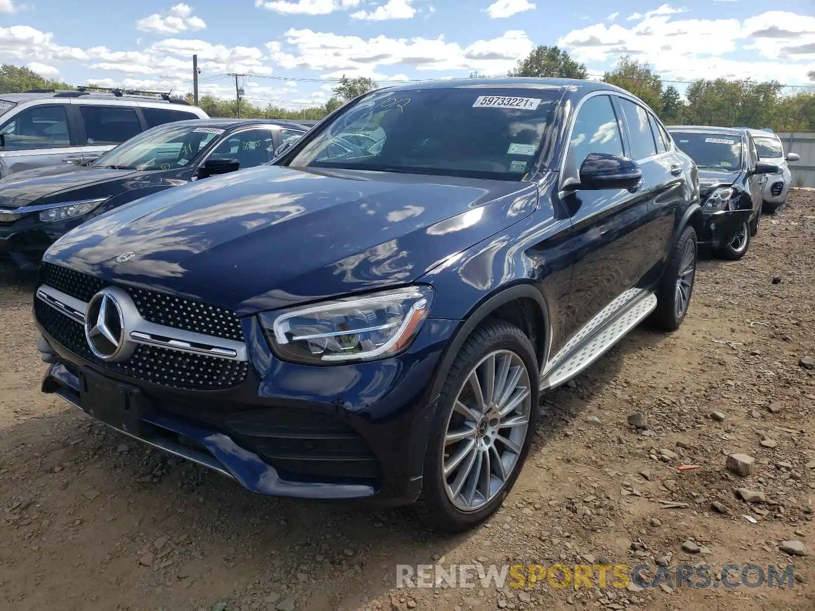 2 Photograph of a damaged car W1N0J8EB5LF788094 MERCEDES-BENZ GLC-CLASS 2020